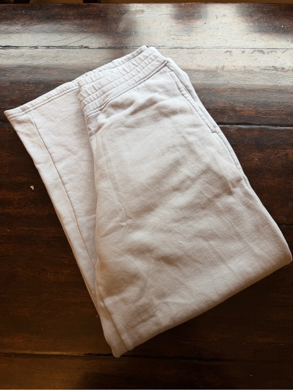 Hollister Light Blue Girls Sweatpants Soft Wide-Legged